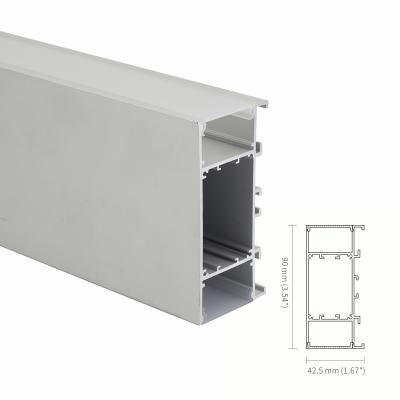 China Sandstrahlen von LED, die Aluminiumprofil IP44 6063 T5 auf und ab Korridor-Wand beleuchtet zu verkaufen