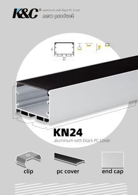 중국 W50mm*H35mm LED 채널 디퓨저가 있는 LED 스트립 알루미늄 케이스 판매용