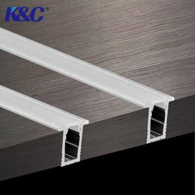 China 12*12mm vertiefte Aluminium-LED-Profil-Kühlkörper-Verdrängungs-Kanal zu verkaufen