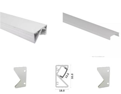 China Recessed Aluminium Led Profile Wall Corner Stair For Led Shrip Lingt Extrusion for sale