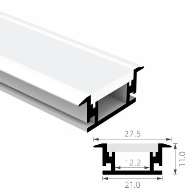 China La luz de tira 6063t5 ahuecó la vivienda de aluminio llevada del canal de la aleación de Alu del perfil sacó en venta