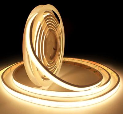 China Dotless IP65 Waterproof COB Flexible LED Strip 220V 450 Leds Ribbonflex LED Tape Lighting for sale