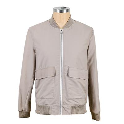 China 2020 Cotton Polyester Plain Casual Light Vintage Custom Mens Breathable Bomber Jacket for sale