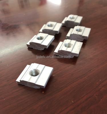 China Aluminum Slider Nut Used For Solar Panel Mounting Guide Rail, 