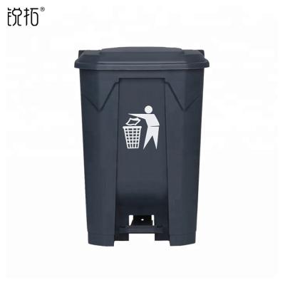 China 13 Gallon Waste Bins and Viable 13 Gallon Black and Plastic 50 Liter Stepon Trash Container Pedal and 50 Liter Trash Can for sale