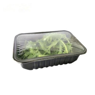 China Disposable Modified Atmo Packaging Tray For Meat Fish Plastic Packaging Container MAP for sale