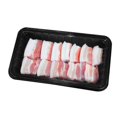 China Disposable PP Modified Atmosphere Packaging Disposable Tray For Meat for sale