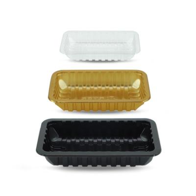 China Wholesale Disposable Manufacturer PP Plastic Disposable Atmosphere Packaging Modified Tray For Fresh Meat Fish for sale