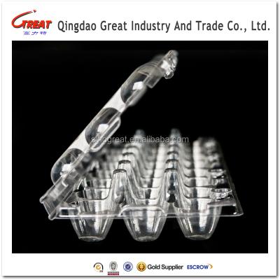 China Food Grade Disposable Plastic 18 Holes Quail Egg Carton Tray With High Quality for sale