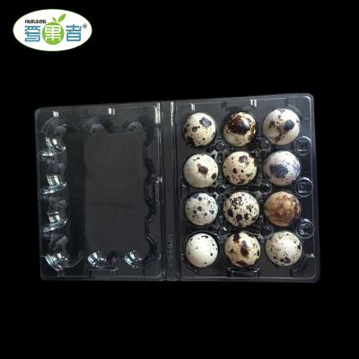 China Disposable Quail Egg 12 Tray Plastic for sale