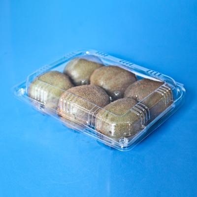 China Disposable 6cells Kiwifruit Packaging Plastic Fruit Container For Kiwi Fruits for sale