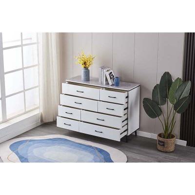 China Expandable Gray Drawers Cabinet Furniture Chest Expandable High End Wooden Furniture Chest for sale