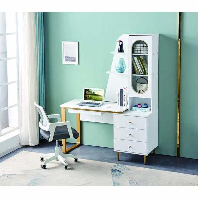 China With Durable Design Shelf Sense Stand Up Office Computer Desk 3 Drawers for sale