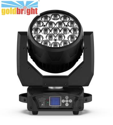 China Hotel Goldbright 19x15w Wash Zoom Led Light Beam Stage DJ Equipment Moving Head Lighting for sale