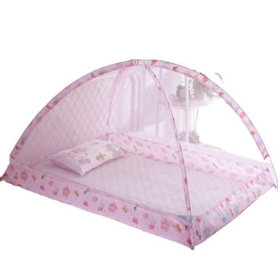 China Cheap Folded Free Stand Umbrella Mosquito Net Baby Canopy for sale