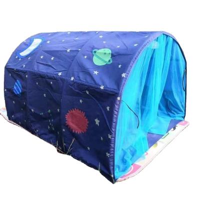 China Inflatable Toy Funny Kids Play Bed Dreamy Bed Tent Kids Play Tent With Tunnel for sale