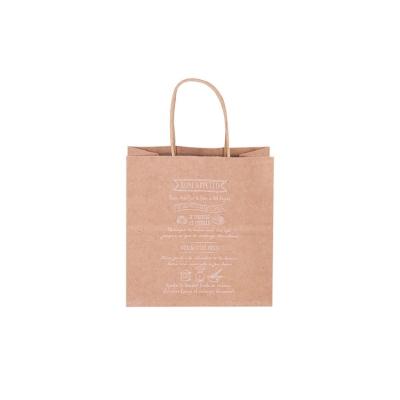 China Factory Directly Good Quality Recyclable Custom Gift Bag Small Kraft Paper Bags With Handle for sale