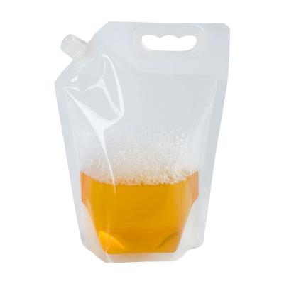 China 2021 new design high quality cheap workout drink beer plastic bottle carry beer bag for sale