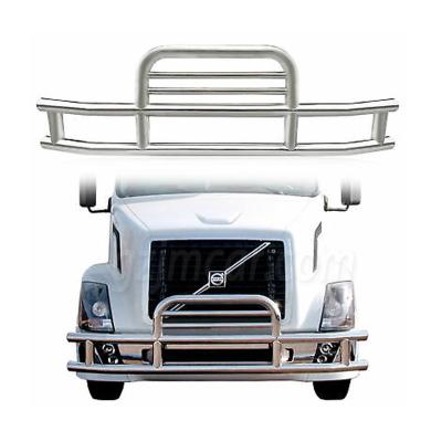 China STEEL Custom 3 Inch Tube Heavy Duty Front Bumper Deer Grille Guard For Peterbilt And Kenworth Truck Body Parts for sale