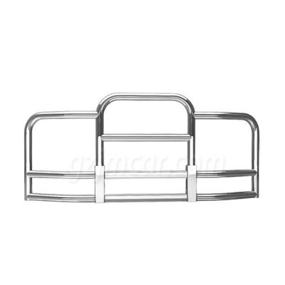 China Custom Semi Truck Parts STEEL Bumpers 304 Stainless Steel Heavy Duty Truck Deer Guards For Prostar International Accessories for sale