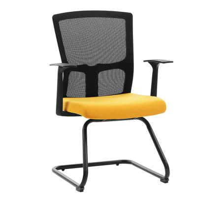 China Office School Furniture Mesh Chair Meeting Office Convertible Visitor Chair With Chrome Base for sale