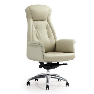 China High Quality Adjustable CEO Room Furniture Office Boss Chair Genuine Leather (Size) Executive for sale