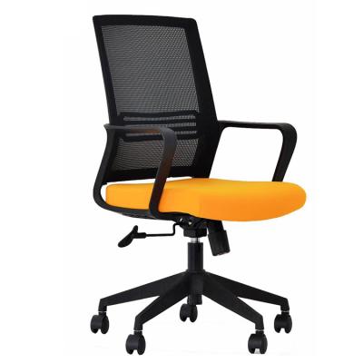 China (Height) Modern School Furniture Adjustable Swivel Staff Office Mesh Chair With Mold Sponge for sale