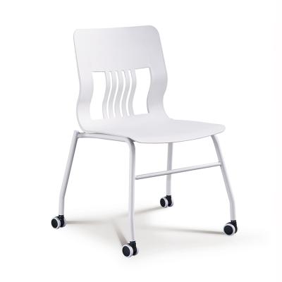 China Comfortably Sit Factory Wholesale School Office Furniture Training Conference Room Stacking PP Chair for sale