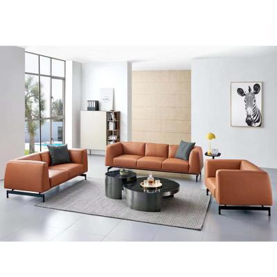 China Convertible Negotiation Office Meeting Visitor Modular Furniture Modern Design Leather Sofa for sale