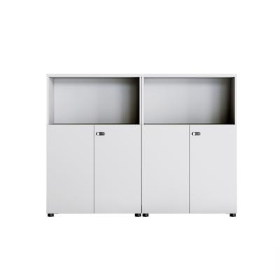 China White Top Adjustable Shelf Furniture Modern Design Factory Wood (Size) File Storage Cabinet for sale