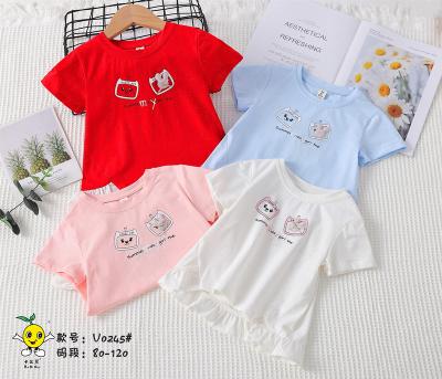 China Breathable Kids Cartoons T-shirt Kids T-shirt Quality Price Guaranteed Appropriate Colors for sale