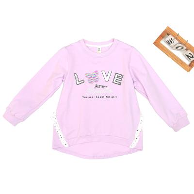 China Sustainable kids girls t-shirt sets autumn shirts casual kids fall clothing sets shirts and pantsuits kids girls for sale