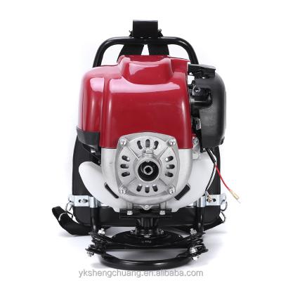 China Industrial 4-Stroke Garden Backpack Gasoline Four Stroke Lawn Mowers for sale