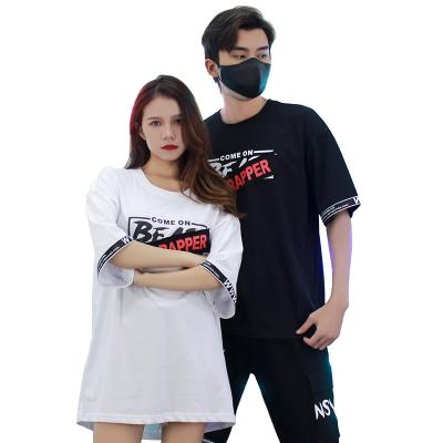 China Anti-Wrinkle Apparel Manufactures Wholesales Oversized T-shirt Unisex Short Sleeves For Men Casual Hip Hop Drop Shoulder T Shirts for sale