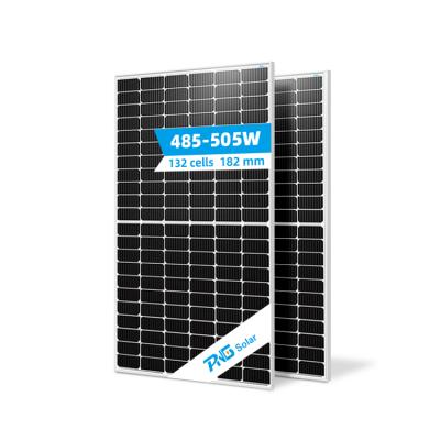 China 500watt Solar Panel Single Crystal Monocrystalline Solar Panel Price 500w 440w High Efficiency Renewable Energy 182mmx182mm for sale