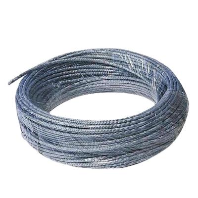 China Manufacturer Direct Pulling Sale 6*19+IWS 6*7+FC High Tensile Strength Steel Wire Hot Dipped Galvanized Rope for sale