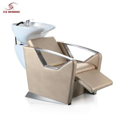 China BEIMENG Modern Barber Shop Furniture Basin Shampoo Basin Backwash Barber Shop Shampoo Chair for sale