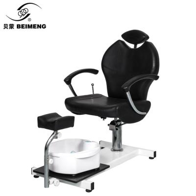 China Single Foot Spa Massage Chair Footrest Piping Pedicure Spa Chair Leather/Plastic Pedicure/Sponge Synthetics for sale