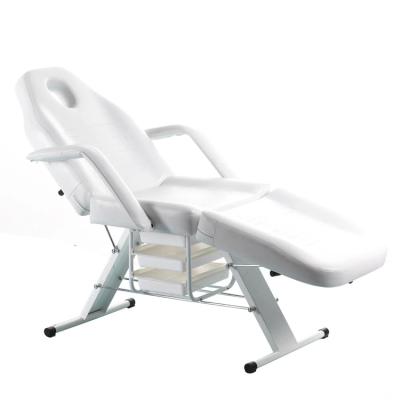 China Modern BEIMENG Quality Guaranteed Spa Beauty Salon White Facial Hydraulic Beauty Bed for sale