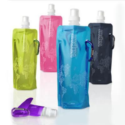 China Wholesale Custom Logo Foldable Water Bottle Plastic Water Bottle for sale