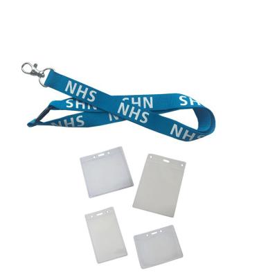 China Polyester Factory Price Cheap Custom Lanyard With ID Card Holder for sale