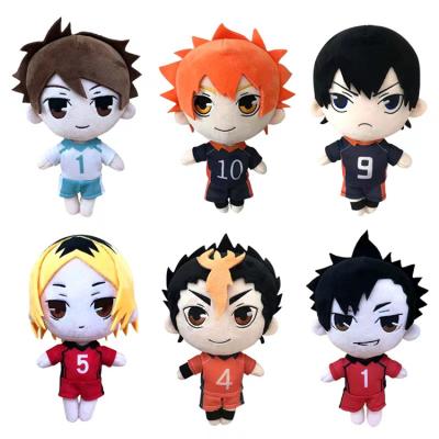 China Cartoon Network Plush Toys Mini Action Figures Custom Black Iron Tail Long 20Cm Character Volleyball Junior Plush Toy for sale