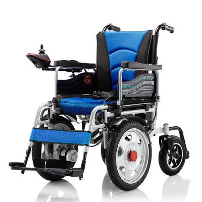 China CE Iron Wheel Wheelchair Folding Convenient Wheelchair No Shock Absorption 24V Battery Wheelchair Kit for sale