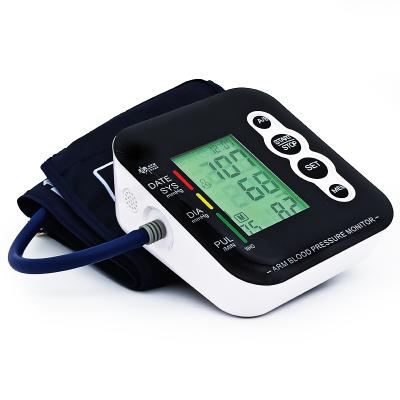 China Larger Screen CE Plastic Lightweight Removable Battery Store 99 Group Value Boiling Point Monitor Digital Arm Blood Pressure Monitor for sale