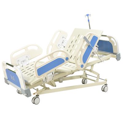 China Hospital Clinic Hospital Kit 3 Function Hospital Bed Head Caster Wheels 420mm 700mm Multi Lift Used Hospital Bed for sale