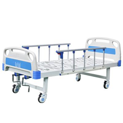 China Custom Hospital Clinic CE Approved Two Function Bed 2 Cranks Hospital Bed Nursing Equipment Manual Hospital Bed for sale