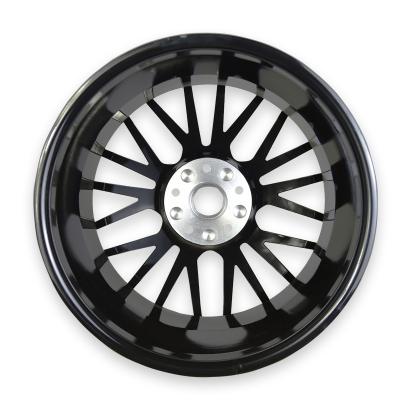 China New Design Aluminum High Quality Car Cheap Price 4x100 Black Wheels Passenger Car Tires for sale