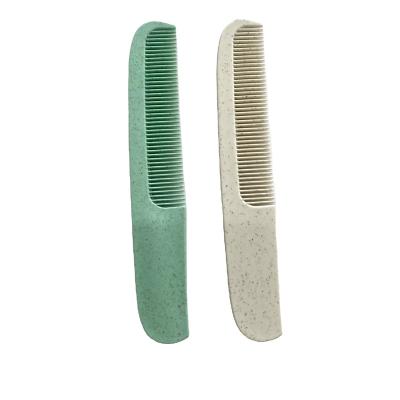 China Customized Shaped Biodegradable Wheat Straw Miscellaneous Wheat Straw Hair Comb for sale