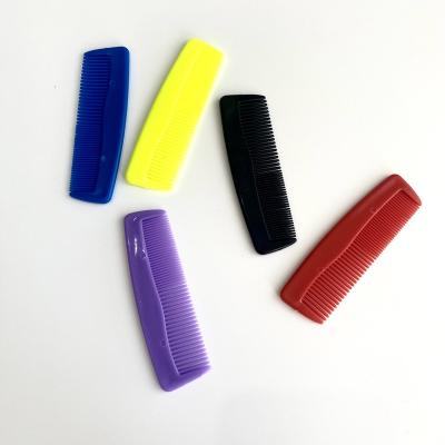 China Plastic Supplier of basic wholesale all custom hairdressers durable small plastic styling hairdressing plastic combs for sale