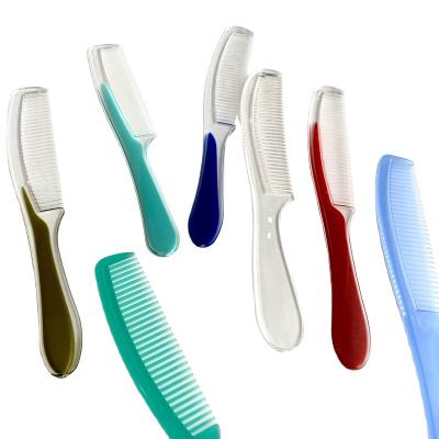 China Plastic Custom Hotel Bathroom disposable plastic hair comb for sale